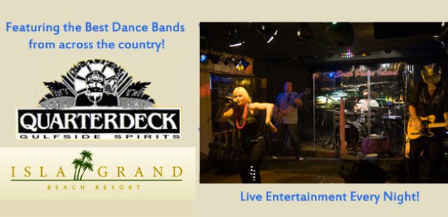 The Quarterdeck at the South Padre Island dance club and live music 
